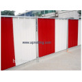 35mm x 40mm x 35mm Cross-Kanal 2mx2.1m Baustelle Temporäre Stahl Hoarding Zaun Panel Designs